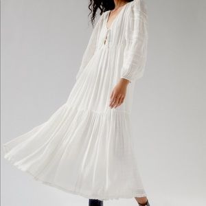Aritzia Whimsy Long Tier Dress runs large